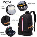 TINYTA Men&#39;s backpack Sports backpack Shoes Bag Women‘s’ Yoga bag Fitness Backpack Foldable School Backpack Travel Mochila