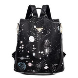 New Embroidery Waterproof Oxford Women Backpack 2021 Anti-theft Women Backpacks School Bag High Quality Large Capacity Backpack