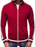 ZOGAA New men&#39;s sweatshirt autumn and winter sports zipper jacket