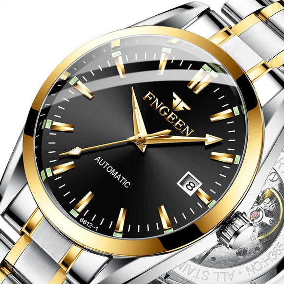 2020 New  Business Automatic Mechanical Wristwatches for Men Luminous Clock Living Waterproof Watch Top Brand Relogio Masculino