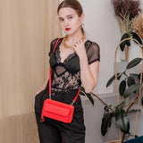 Designer Fashion Women&#39;s Shoulder Bag Pu Leather Ladies Crossbody Bags Handbags Small Messenger Phone Pocket Clutch Wallet Purse