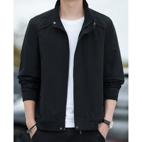 Men's Bomber Jackets Fashion Male Stand Collar Army Cargo Jackets Casual Male Slim Fit Baseball Coats Jacket Clothing 2021