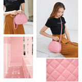 2021 Casual Diamond Lattice Small Messenger bag for Girl Handbag Women&#39;s Messenger bags Tote Lovely Crossbody bag