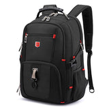 Waterproof Men&#39;s Swiss Backpack 15.6/17 Inch Laptop Backpacks School Travel Bags Large Capacity Business bagpack Mochila