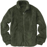 Mens jackets Coat Warm Faux Fur Winter Casual Loose Double-Sided Plush Hoodie Fluffy Fleece Fur Jackets Hoodies Coat Outerwear