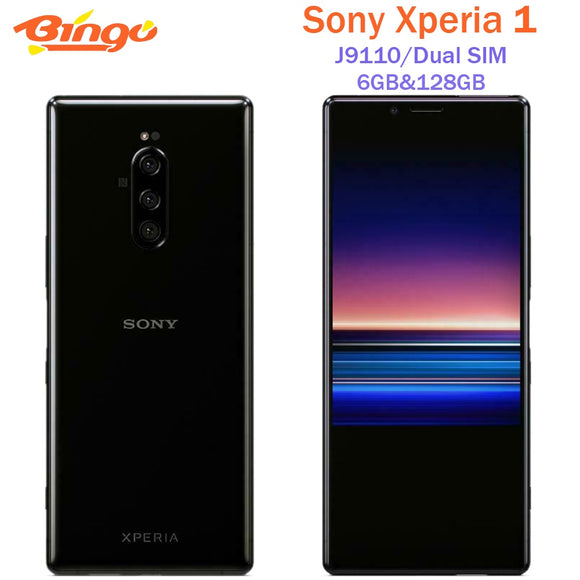 Sony Xperia 1 J9110 Xperia XZ4 Android Mobile phone 4G LTE 6.5" Octa core Dual SIM 6GB&128GB Triple 12MP NFC Fingerprint