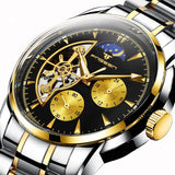 Luxury Men&#39;s Automatic Mechanical Watches Top Brand 3ATM Waterproof Watch Business Stainless Steel Belt Business Watch for Men