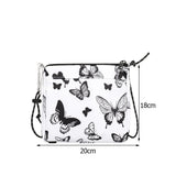 2022 Trend Women&#39;s Bag Plaid Butterfly Pattern Shoulder Messenger Bag Ladies Small Luxury Designer Purses Female Shopper Handbag