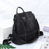 MOTAORA Women&#39;s Backpack High Quality Leather Backpack Ladies Large Capacity Anti-theft Shoulder Bag For Women Female Travel Bag
