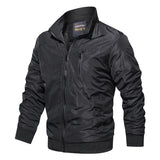 2022 Military Jacket Men Coats Spring Bomber Jacket Men Casual Slim Patchwork Windbreaker Jackets Male Outwear Zipper Thin Coat