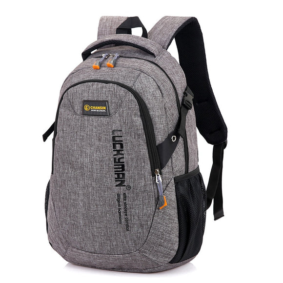 New Fashion Men's Backpack Bag Male Polyester Laptop Backpack Computer Bags high school student college students bag male