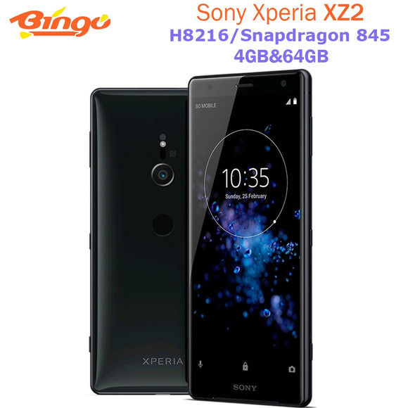 Sony Xperia XZ2 H8216 Unlocked 4G Android Original Mobile Phone 5.7" Octa Core 19MP RAM 4GB ROM 64GB NFC Fingersprint