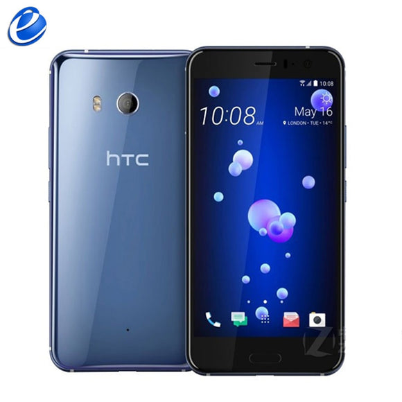 Original HTC U11 5.5" inch 4GB RAM 64GB 1 sim/128GB dual sim ROM Octa Core 4G LTE Android phone factory unlocked 12MP cellphone