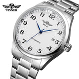 WINNER Relogio Masculino Men&#39;s Watches 2022 Men Top Brand Luxury Automatic Self-Wind Mechanical Watch Man Clock Male Wristwatch