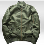 Mwxsd brand 2019 new mens army pilot bomber jacket men military flight air force jacket man windbreaker solid military jacket