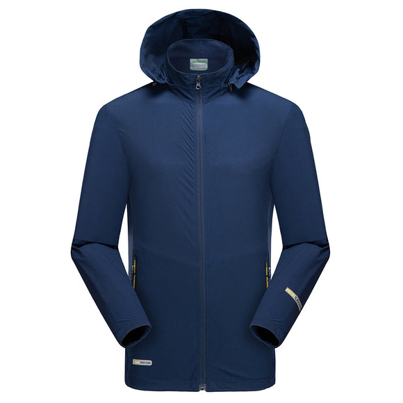 8XL Men 2020 Spring Autumn Casual Hooded Jacket Trench Coats Men Windproof WaterProof Outwear Solid Elastic Jacket Men Plus Size