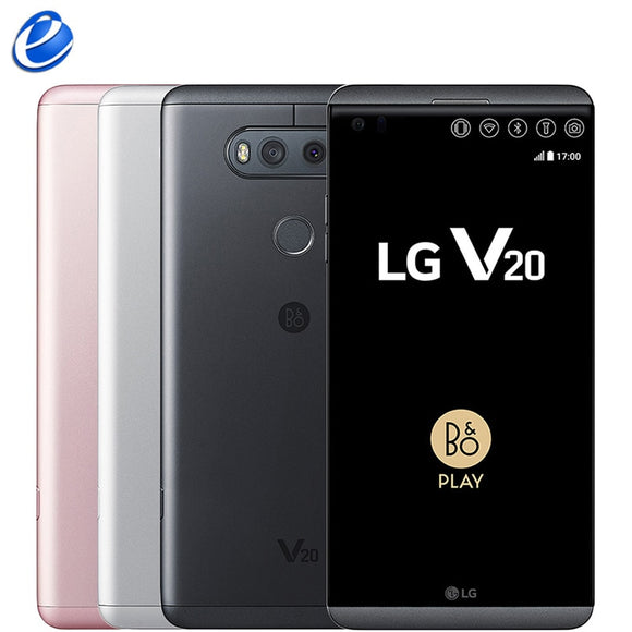 Original LG V20 4GB RAM 64GB ROM Fingerprint Snapdragon 820 Android Dual SIM 5.7'' 16MP+8MP Back Camera 4G LTE Smartphone