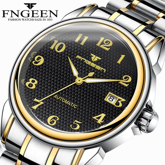 Men's Mechanical Watch 2023 Fashion Luxury Business Automatic Wrist Watch Male Clock Hodinky Erkek Kol Saati Luminous Watch Men