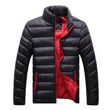 Winter Jacket Men 2022 Fashion Stand Collar Male Parka Jacket Mens Solid Thick Jackets and Coats Man Winter Parkas