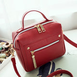 REPRCLA High Quality Tassel Women Messenger Bags Luxury Handbags Top-handle Bag PU Leather Shoulder Bag Crossbody Women Bag