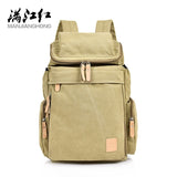 2022 Multi-Function Big Hiking Backpack Bag Best Quality Man&#39;s Canvas Backpacks Man Fashion Simple Business Leisure Travel Bags