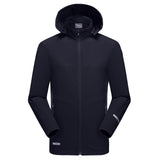 8XL Men 2020 Spring Autumn Casual Hooded Jacket Trench Coats Men Windproof WaterProof Outwear Solid Elastic Jacket Men Plus Size