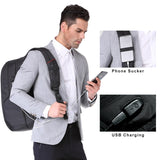 Kingsons Brand 15 17 Backpack for Laptop  External USB Charge Computer Backpacks Anti-theft Waterproof Bags for Men Women