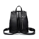 ZOOLER Original Full Cow Leather Backpack Women Fashion Backpack Black College Students School Bags Genuine Leather Bags #G500