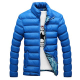Winter Jacket Men 2022 Fashion Stand Collar Male Parka Jacket Mens Solid Thick Jackets and Coats Man Winter Parkas