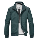 Jacket Men 2019 New Men&#39;s Bomber Zipper Jacket Spring Autumn Casual Loose Stand Jacket Male Coat Men Clothing Plus Size 5XL