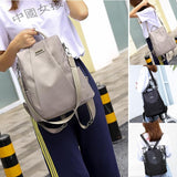 Women Travel Backpack Travel Bag Anti-Theft Oxford Cloth Backpack Black Multifunctional Waterproof Large Capacity Bag Schoolbag