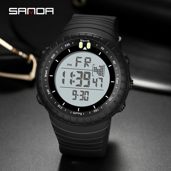 Sport Men Watches Military 5BAR Waterproof Eletronic LED Digital Alarm Chronograph Fashion Casual Luminous Man Wristwatch