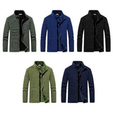 Big Size Men&#39;s Winter Jacket Men Fleece Casual Jacket Coats Fitness Tracksuits High Quality Stand Collar Thicken Warm Jacket Men