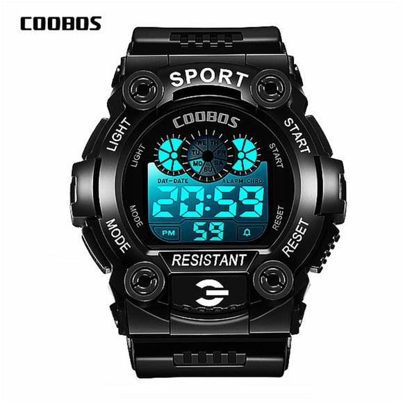 Sports Men's Watch Multifunction Military Man Alarm Clock Big Electronic Digital Male Wrist Watches Waterproof Week Date Sport