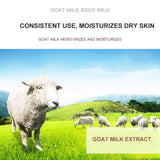 Goat Milk Silky Body Lotion Moisturizing Whitening Cream Improve Rough Dry Skin Brightening Deep Nourishing Body Care 250g