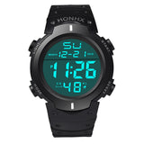 2023 Men Sport Watch Electronic Watch Fashion Waterproof Men Boy Lcd Digital Stopwatch Date Rubber Sport Wrist Watch