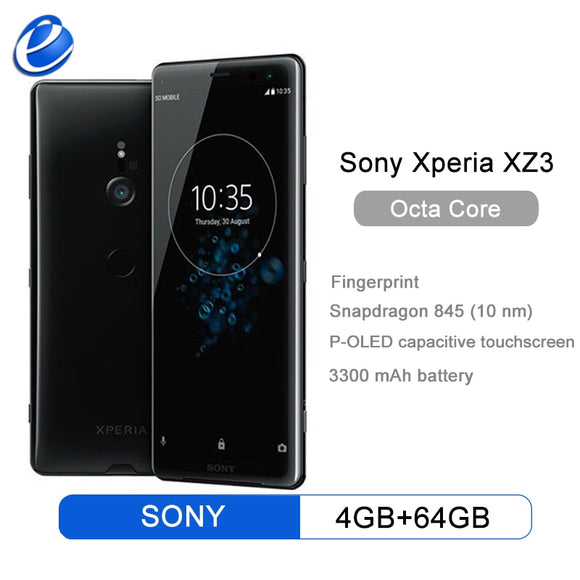 Sony Xperia XZ3  H8416 Original Unlocked GSM LTE Android Octa Core RAM 4GB ROM 64GB 6.0" 19&13MP Fingerprint NFC