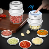 Mini Electric Kitchen Garlic Processor Electric Meat Grinder Processor Meat Grinder Chopper Crusher Rechargeable Blender Gadget