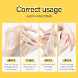 LAIKOU Chamomile Hand Cream Deep Moisturizing Refreshing Gentle Soften Keratin Improve Dry Body Lotion Hand Cream Skin Care
