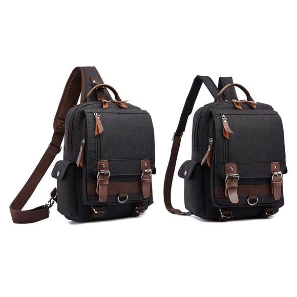 Weysfor Vogue Waterproof Oxford Shoulder Bag Backpack Crossbody Travel Bags Large Capacity Laptop Bag Travel Men Women Backpacks