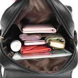 Sac a Dos Casual Travel Ladies Bagpack Mochilas School Bags 4 Color Women Soft Leather Backpacks Vintage Female Shoulder Bags