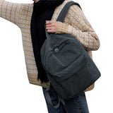 Corduroy Backpack Fashion Women Bookbags Pure Color Shoulder Bag Teenger Girl Travel Bags Female Mochila Striped Rucksack