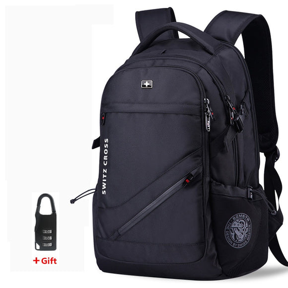 mochila Swiss Men's anti theft Backpack USB Notebook School Travel Bags waterproof Business 15.6 17 inch laptop backpack women