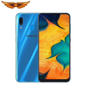 Original Unlocked Samsung Galaxy A30 Octa-core 6.4Inches 3GB RAM 32GB ROM 16MP LTE Dual SIM  Fingerprint Android Mobile Phone