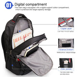OIWAS School Bags 14 Inch Laptop Backpacks Waterproof Nylon 29L Casual Shoulder Bagpack Travel Teenage Men&#39;s Backpack Mochila
