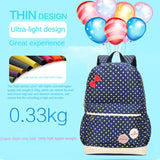 3PCS/Set Cute Printing School Bags For Girls Children Waterproof School Backpacks Kids Bag Schoolbag Nylon Mochila Infantil