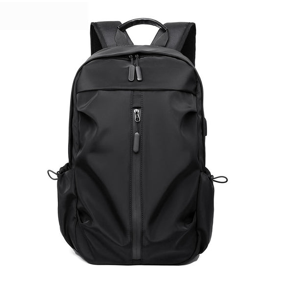 New Waterproof Backpack Men Laptop Bag Breathable Men's Business Travel Backpack Simple Pure Color Leisure Backbag/Chest Bag
