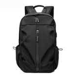 New Waterproof Backpack Men Laptop Bag Breathable Men&#39;s Business Travel Backpack Simple Pure Color Leisure Backbag/Chest Bag