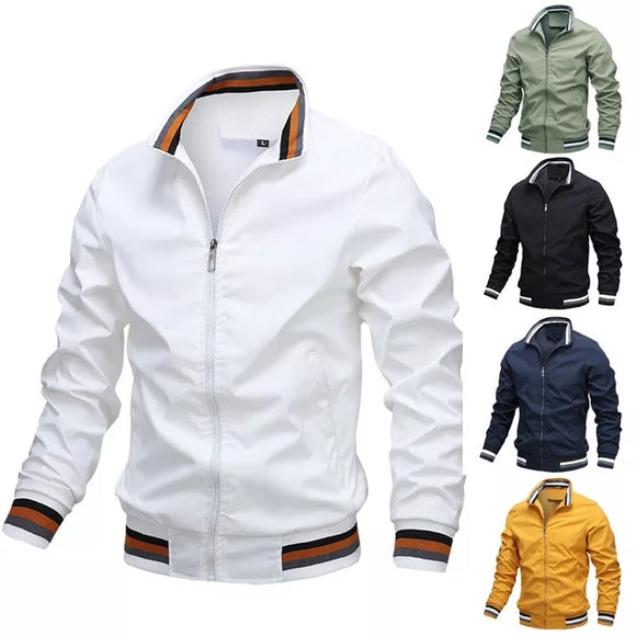 2022 Fashion Men’s Windbreaker Jackets Casual Jacket Men Outdoor Sports Coat Spring Autumn Army Cargo Bomber Men Clothing MWJ257