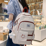 Women Waterproof School Bag Fashion Ladies Nylon College Backpack Female Cute Student Bags Girl Travel Book Laptop Backpack Cool
